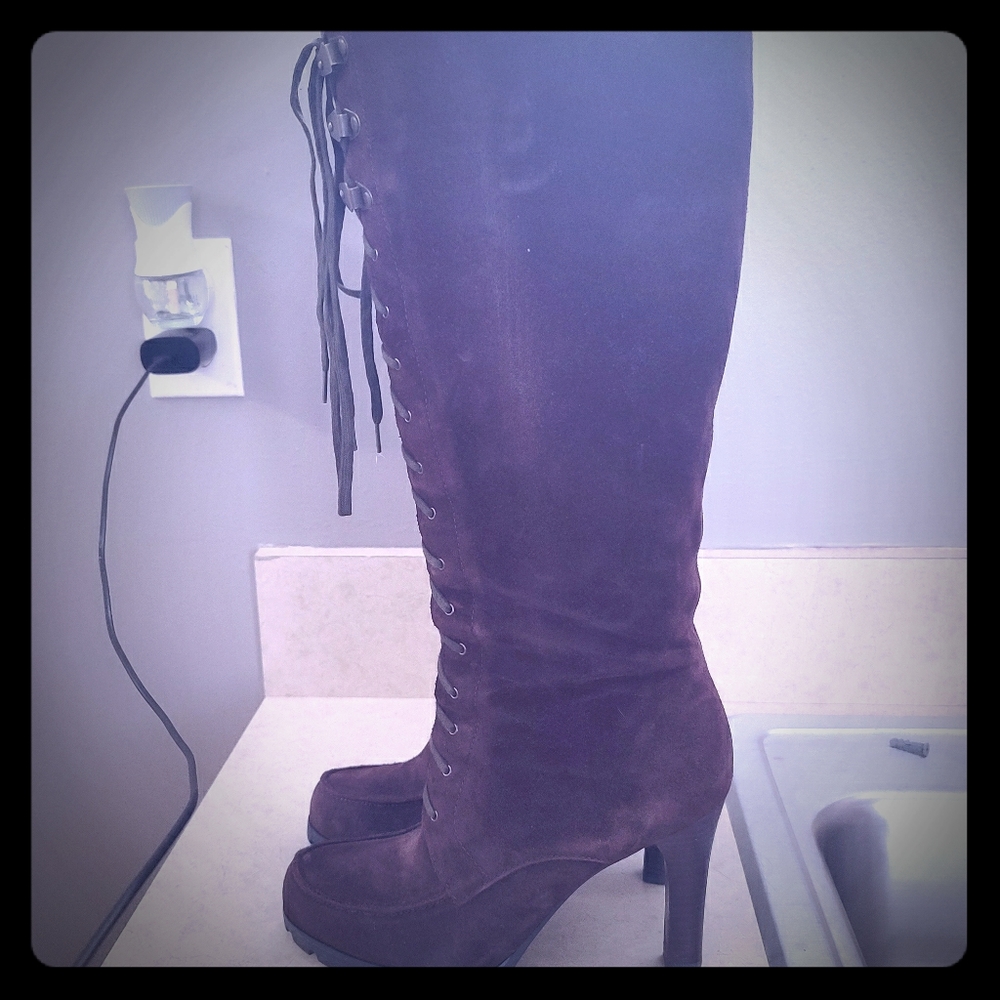 RALPH LAUREN SUEDE BOOTS